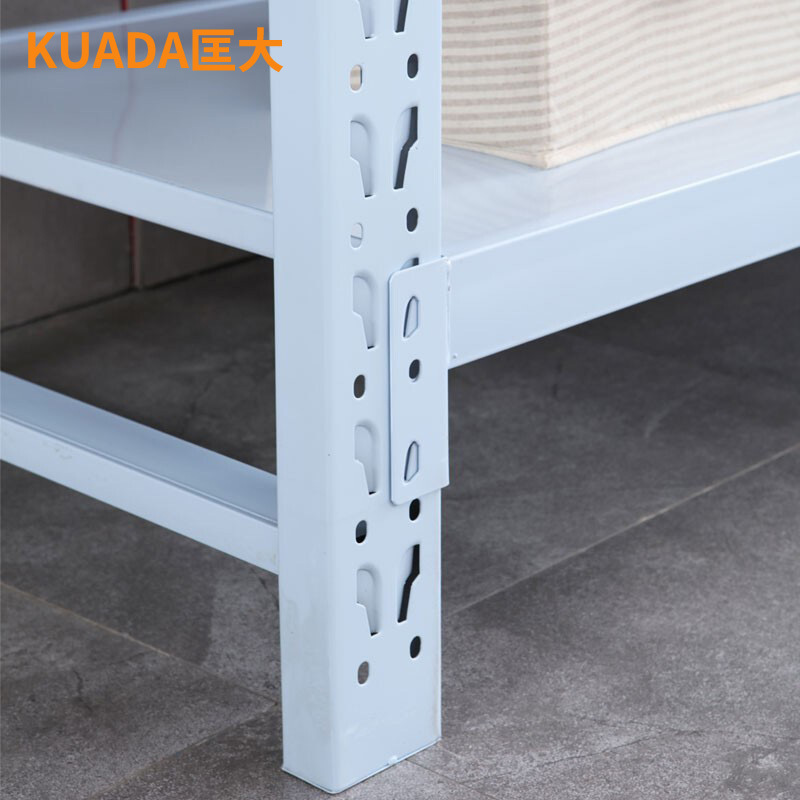 匡大中型货架白色多层仓储货架置物架 KDH3015高清大图