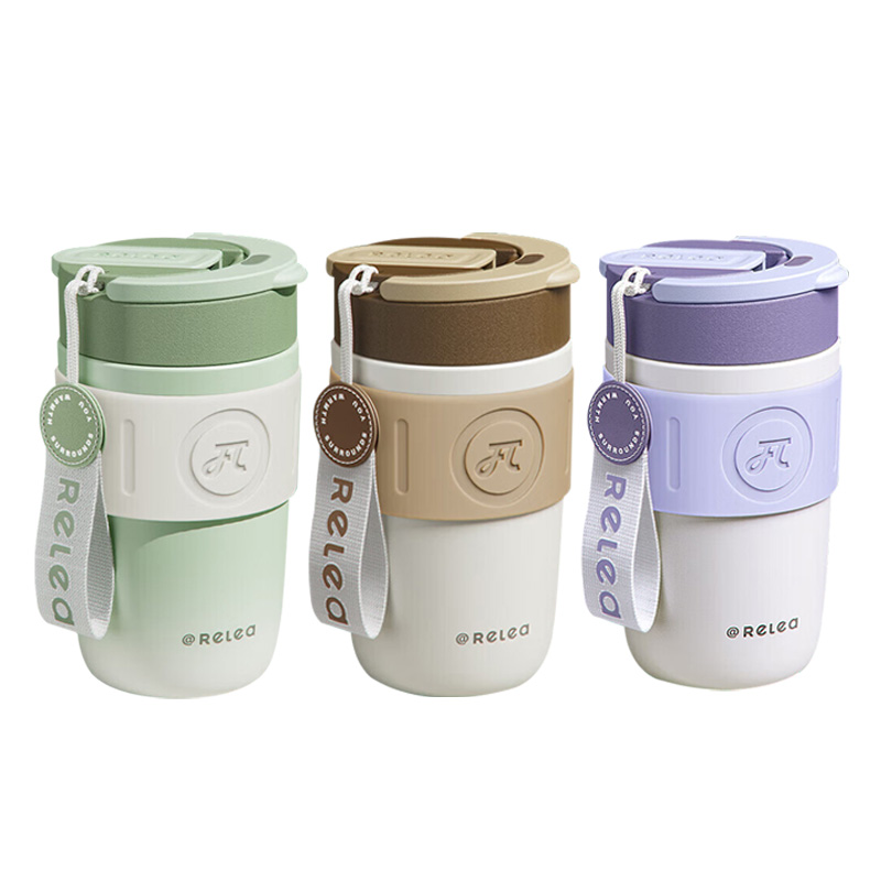 物生物保温杯400ml便捷式JV012262-0400-VQ00/KA00/ZA00(颜色随机)