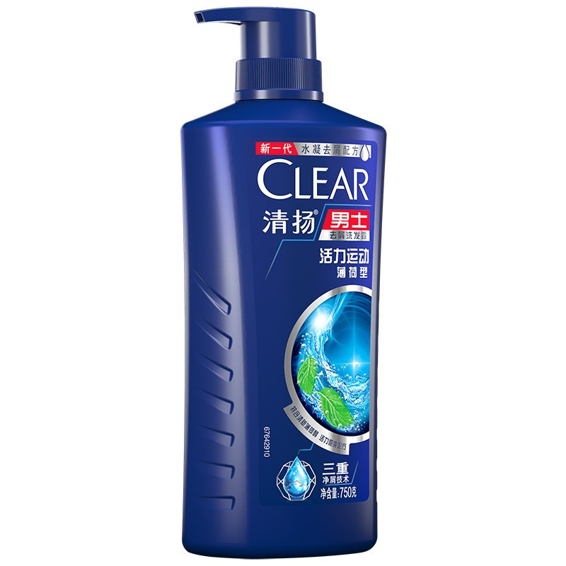 清扬 活力运动薄荷型 750ml