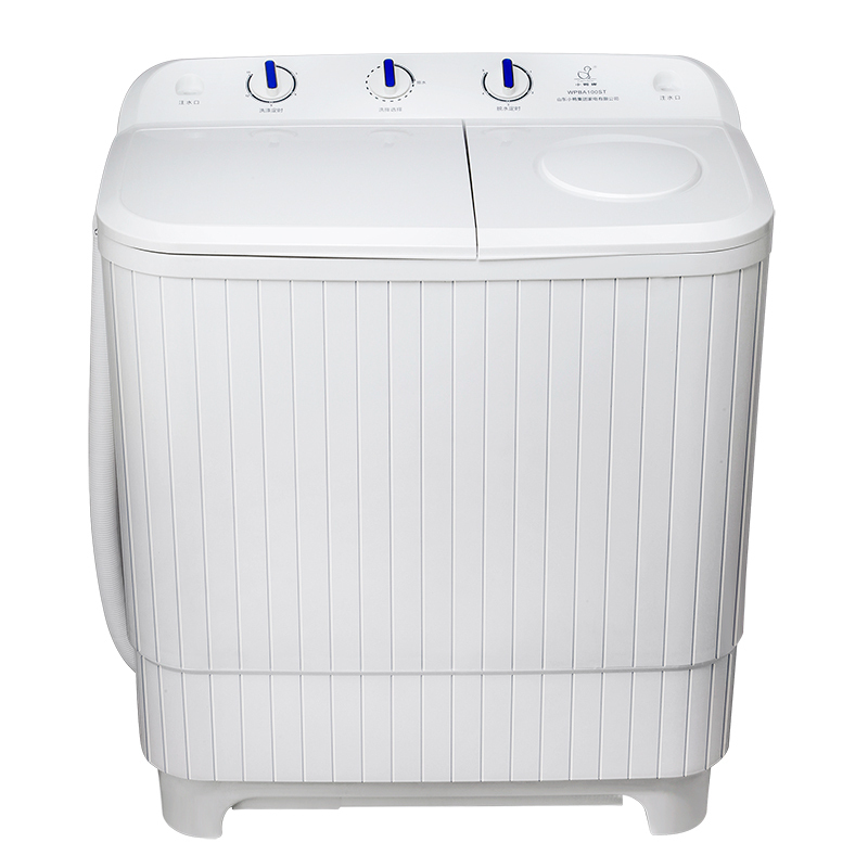 小鸭牌wpba100st白色大容量家用双桶双缸半全自动波轮洗衣机洗脱两用