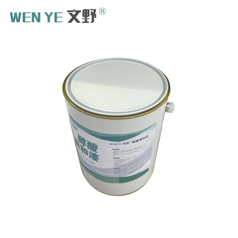 文野醇酸调和漆黑/KG 20KG/桶(20KG起订)高清大图