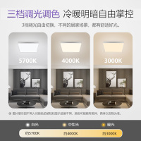 公牛照明LED吸顶灯简约现代大气客厅灯家用餐厅灯品轩简约现代