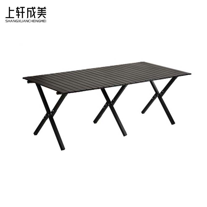 上轩成美折叠桌150*70cm/张高清大图