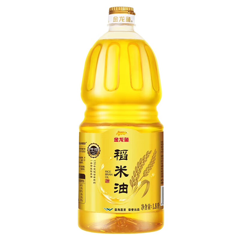 金龙鱼特选稻米油1.8L油