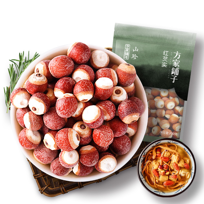 方家铺子 红芡实200g/袋 苏州特产 鸡头米