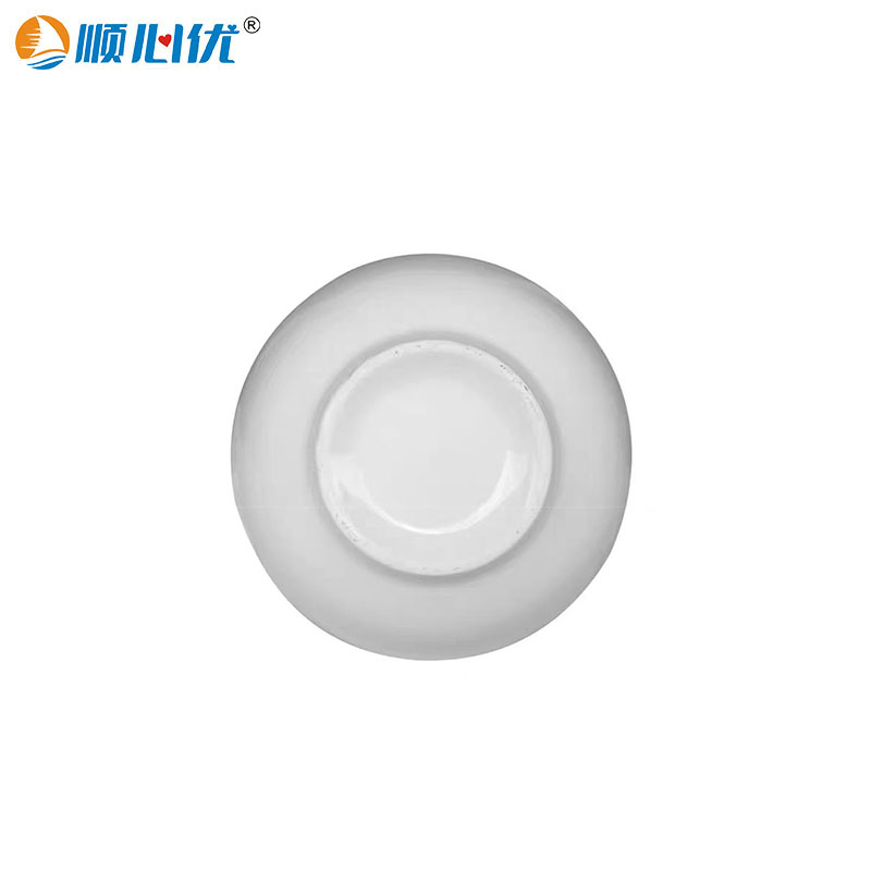 顺心优 纯白陶瓷碗饭汤粉碗面碗 6英寸碗 直径15*7.2cm/个高清大图
