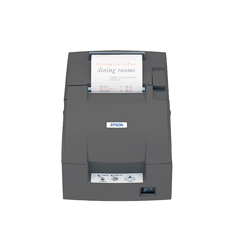 爱普生（EPSON）TM-U220D 76mm针式打印机 不带切刀 黑色