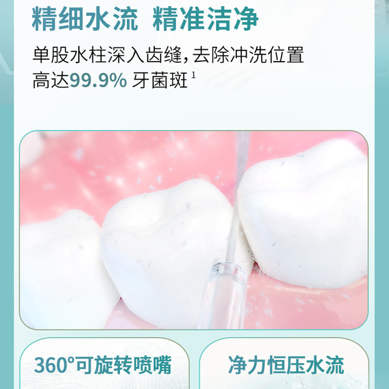 飞利浦(Philips)HX3801电动冲牙器 洁牙器 洗牙器 水牙线口腔清洁护理 充电式便携式高清大图