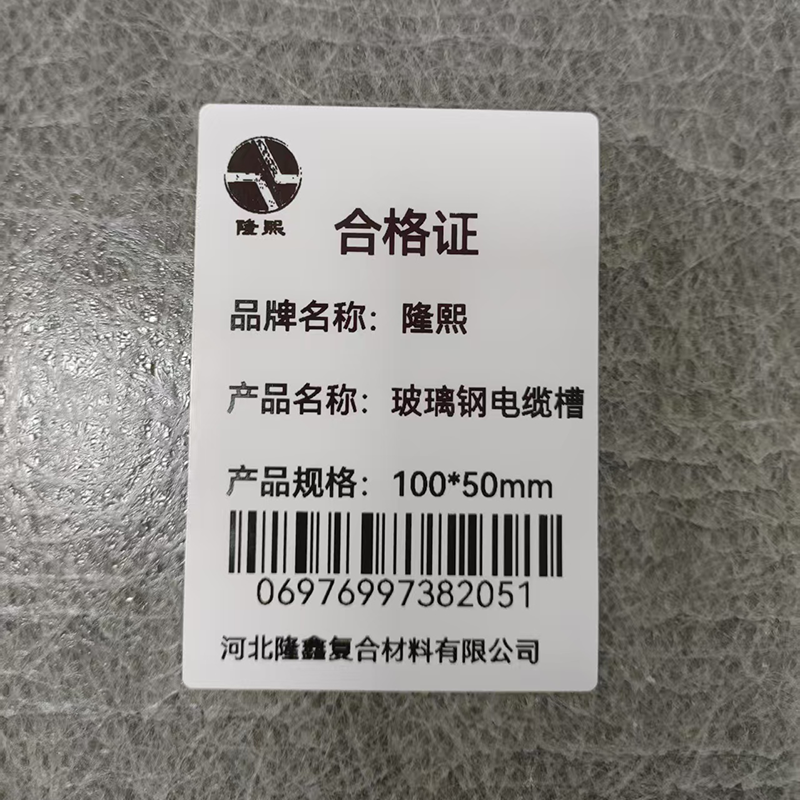 隆熙+玻璃钢电缆槽+100*50mm+米高清大图