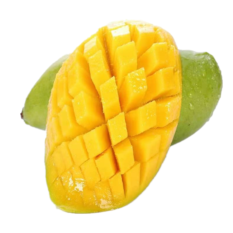 鲜贝达凯特芒果精品9斤特大果单果500g600g710个大青芒