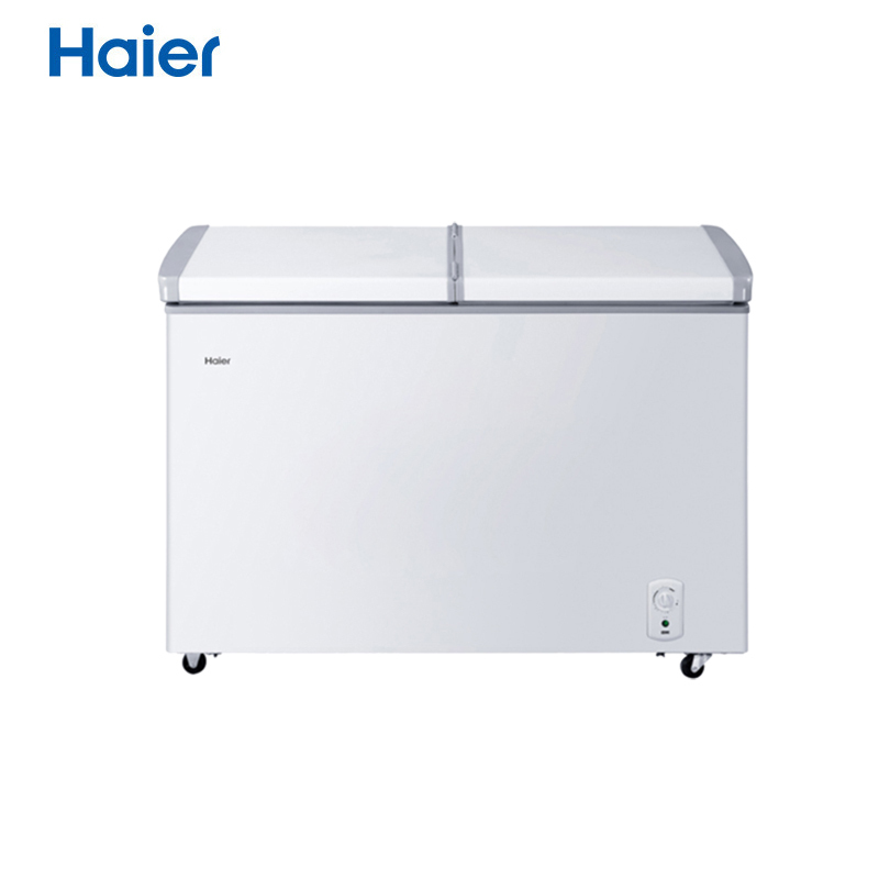海尔(Haier)273升 卧式冷柜 冷冻冰箱 高温不化货 节能省电 钢化玻璃内门 商用冰柜 BC/BD-273SEA
