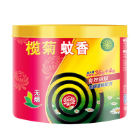 榄菊(Lanju) 加大盘36+4圈无烟温和型 蚊香筒装(18筒/箱)