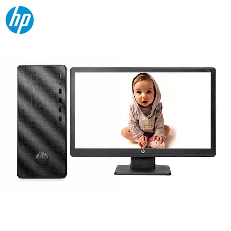 惠普(HP)Desktop Pro G2商用台式电脑21.5寸(I3-8100 4G 1TB 无线网卡 Win10H)