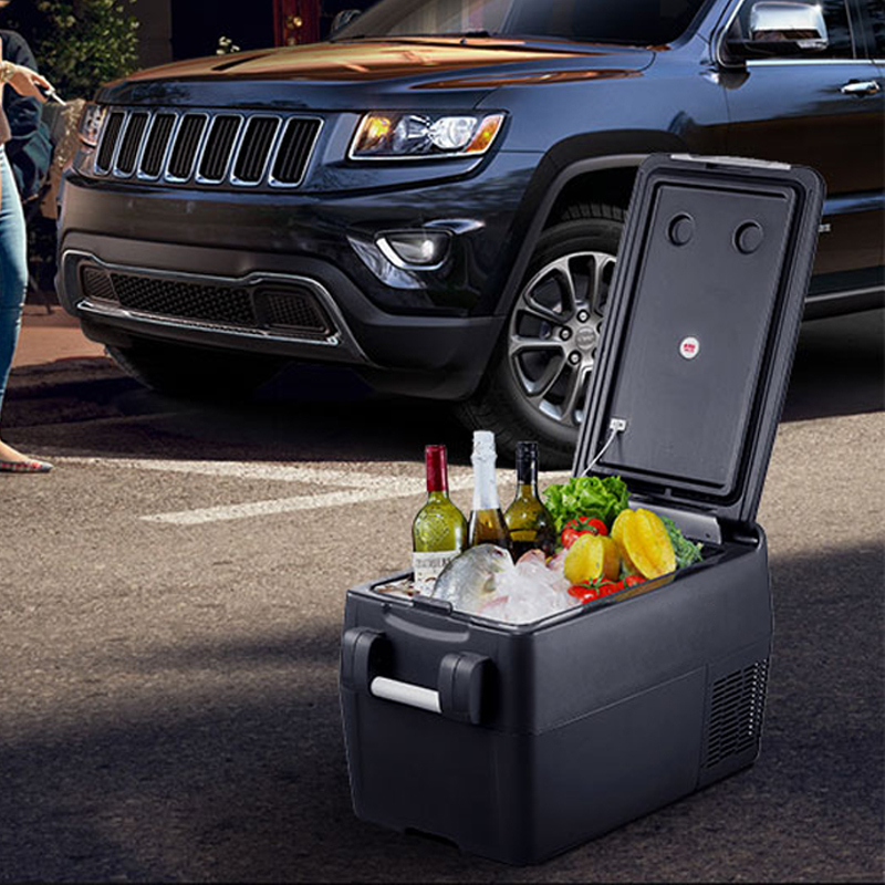 伴侣款英德尔车载冰箱y30大容量24v货车压缩机制冷藏冷冻汽车小冰柜