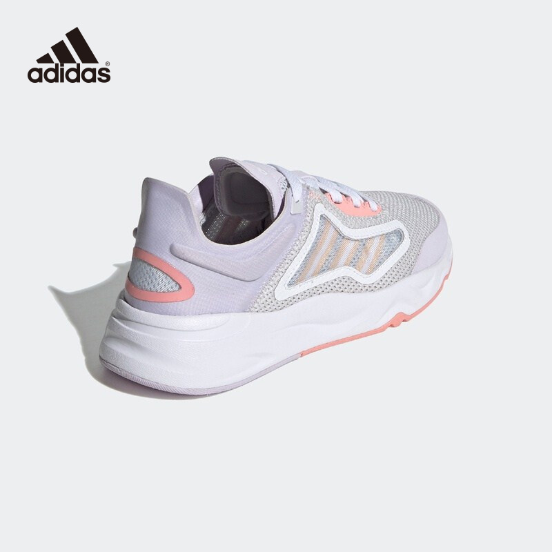 Adidas阿迪达斯休闲鞋女鞋2020新款轻便网面透气运动鞋FW7199高清大图