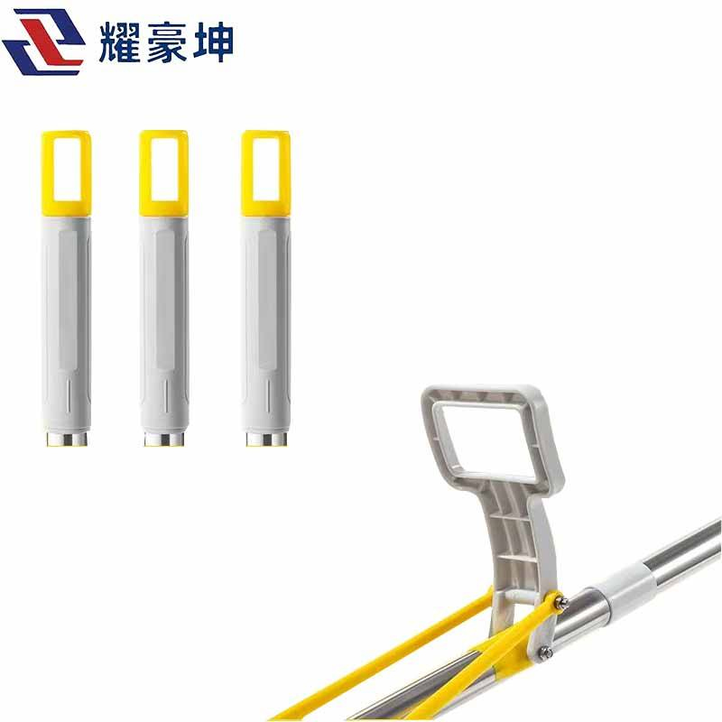 耀豪坤直杆三排轮拖把 38CM高清大图