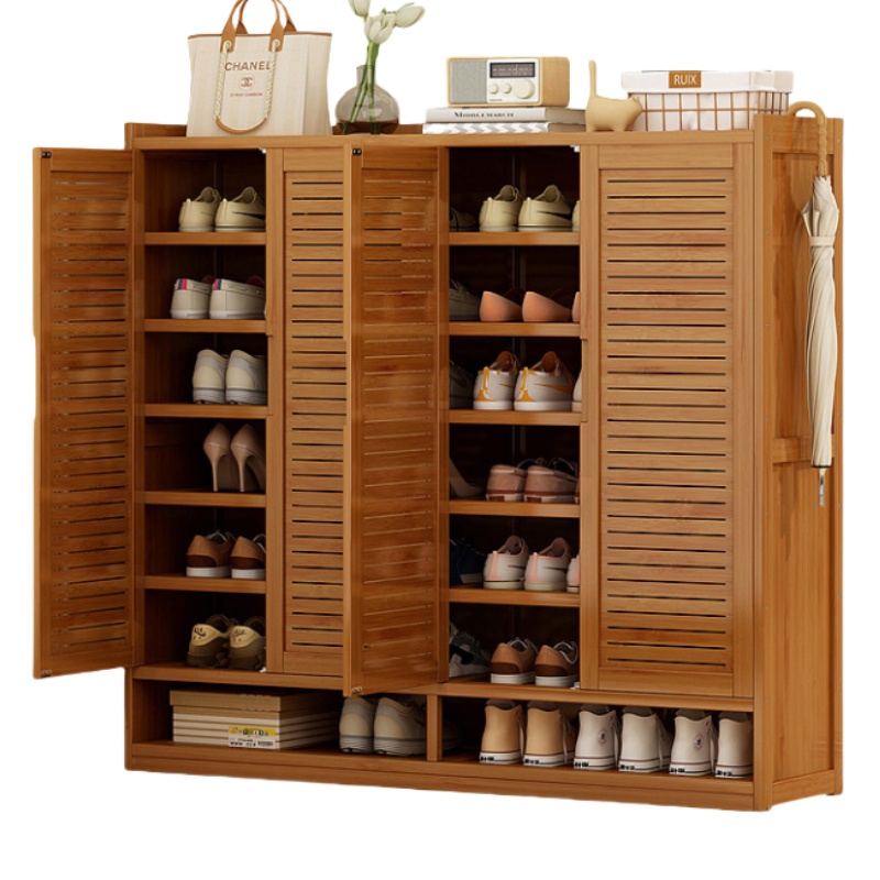 攸形鞋柜四门1180*320*1120mm个高清大图