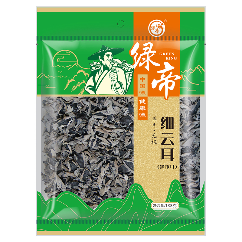 酥田一级黑木耳138克袋装国产菌菇干货营养丰富易泡发口感爽滑高清大图