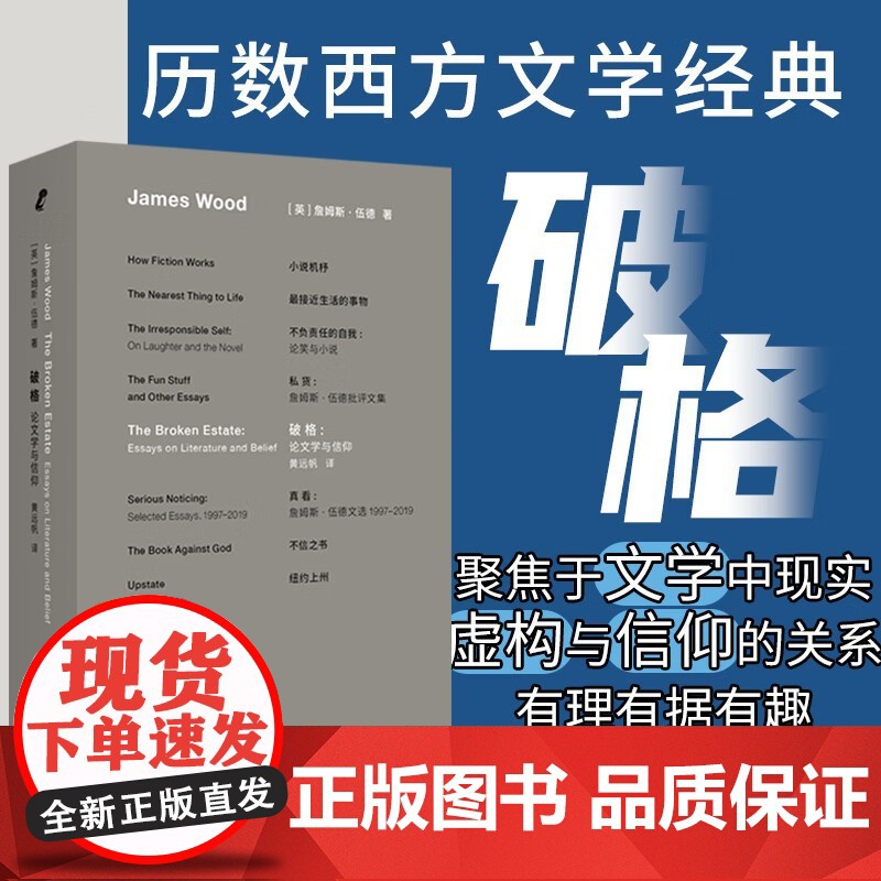 小说机杼 揭秘现代小说运作规律 当代重要文学批评家詹姆斯·伍德代表作 经典再版,不容错过的文学阅读入门书高清大图