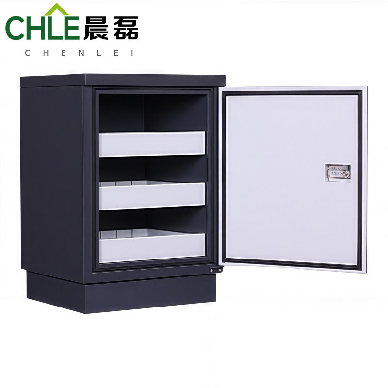 晨磊 防磁柜 三抽电子锁 台高清大图