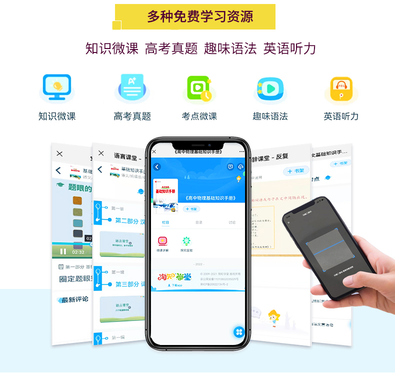 [6本套]语数英物化生 高中通用 [正版]2025适用高中基础知识手册 语文数学英语物理化学生物高中一二三总复习知识清单高清大图