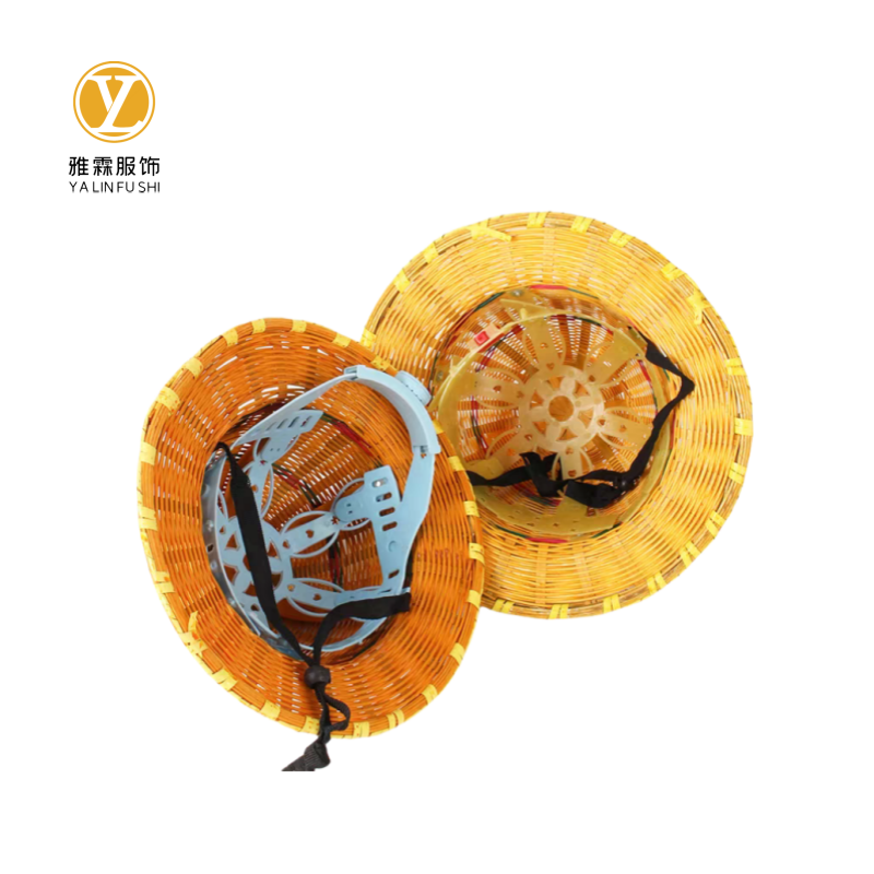 雅霖服 竹编遮阳帽YLF-ZYM25007006 顶高清大图