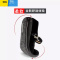 聚范老北京布鞋秋季女工作鞋黑色绒面平跟软底防滑酒店上班单鞋