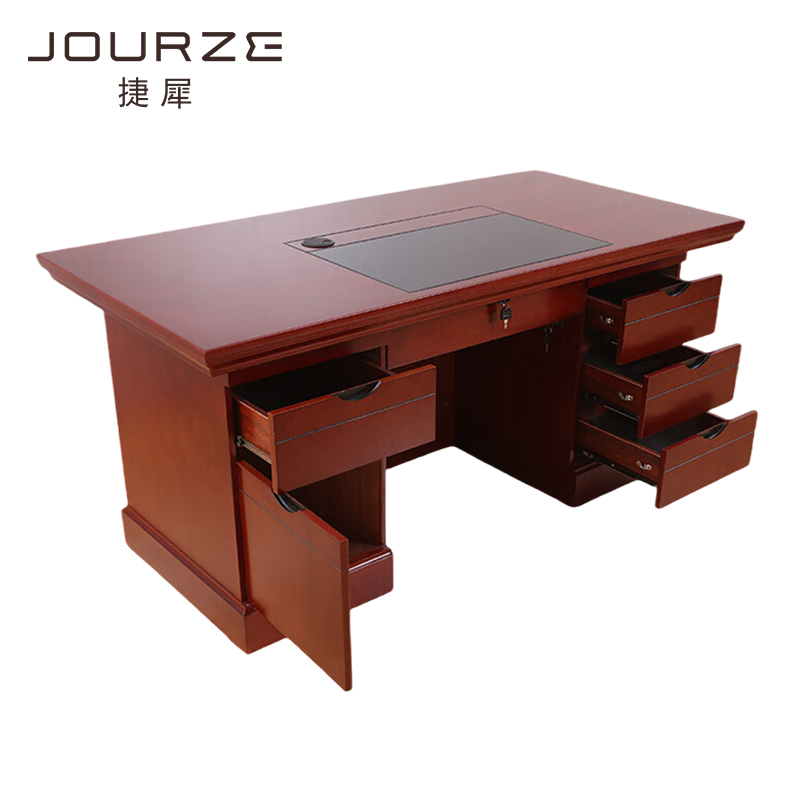 捷犀 办公桌 1.4m/张高清大图