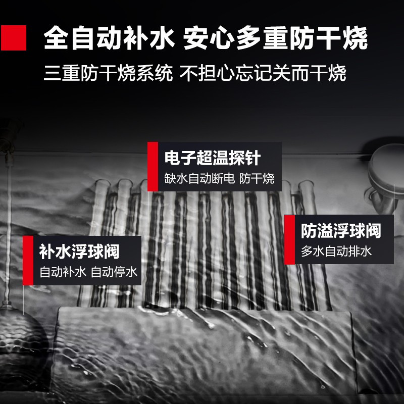德玛仕 DEMASHI 燃气蒸饭柜蒸鱼海鲜蒸柜蒸包蒸饭机车三门12盘分层控制不串味SZXT18B-100T-3M 天然气