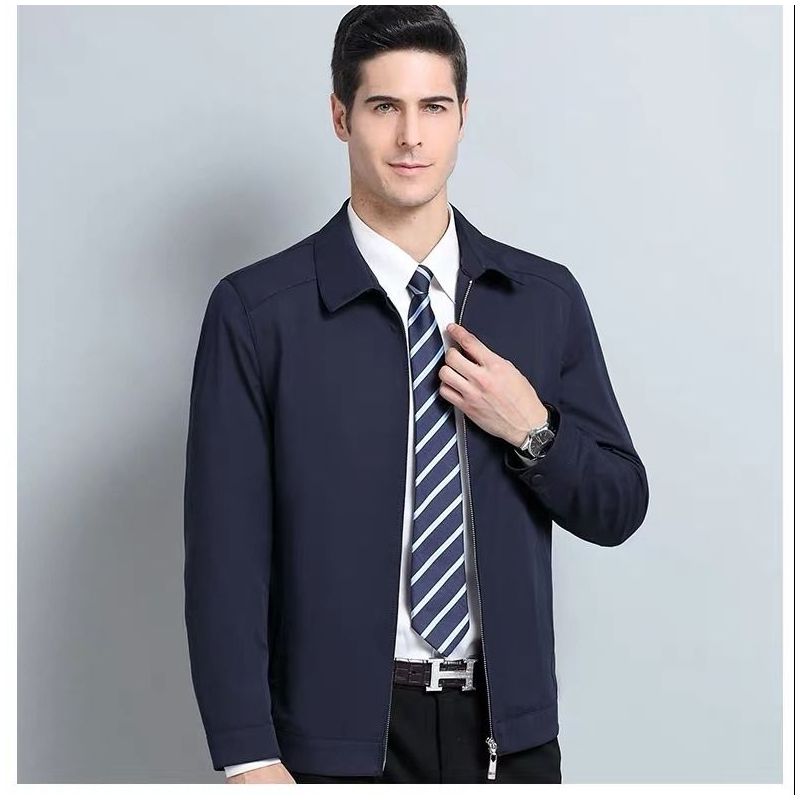 春秋装男士外套中老年男装50岁中年爸爸装衣服男外套男6070男装