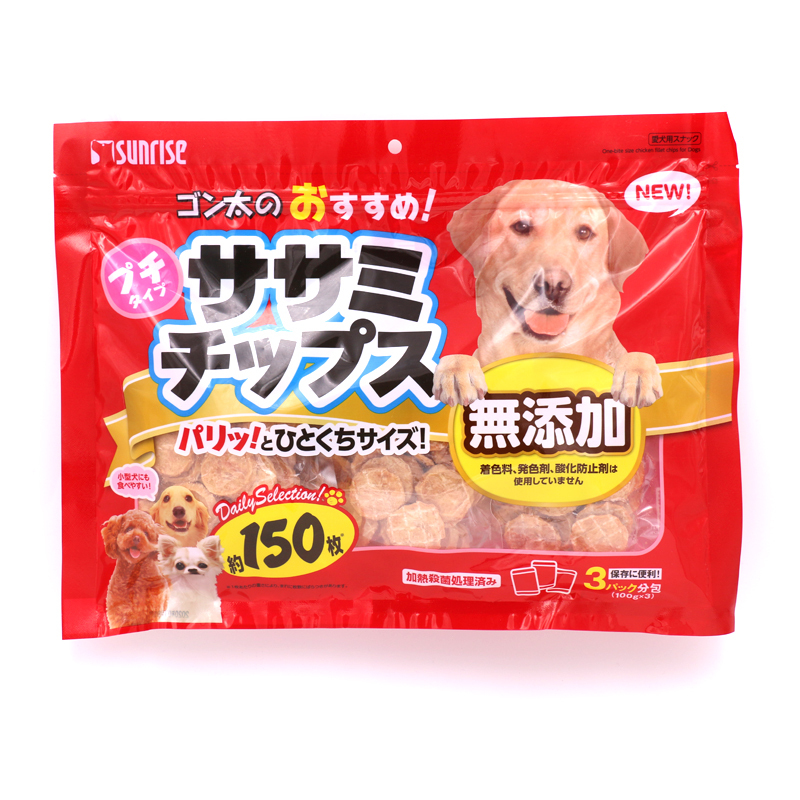 盛来知 宠物狗狗零食 训练奖励 宠物零食 高蛋白鸡肉小圆片150片