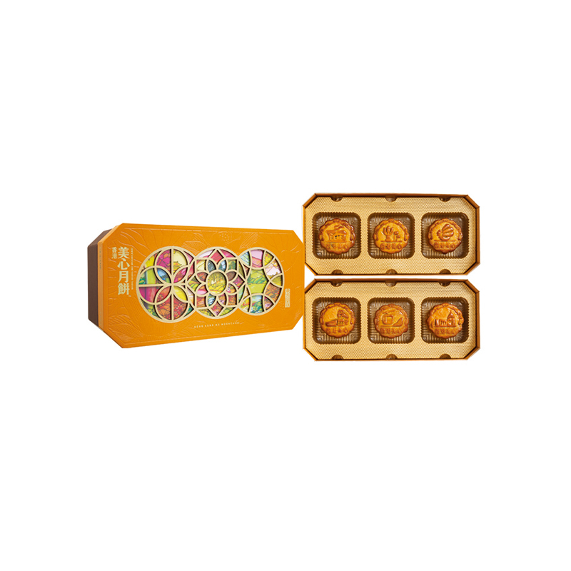 中国香港美心月饼礼盒东方之珠月饼礼盒装660g