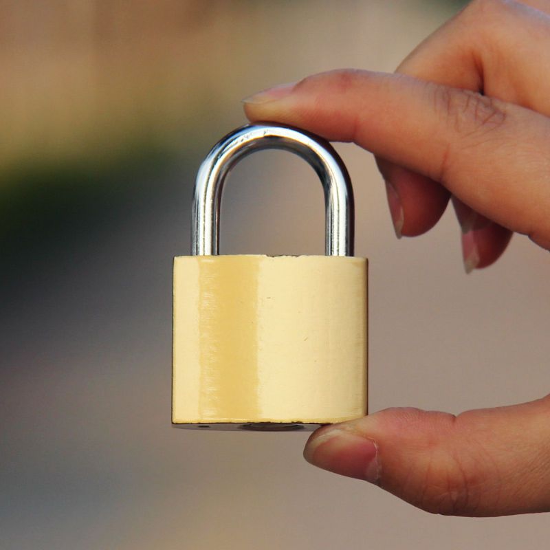 学生宿舍挂锁 9把钥匙宿舍门挂锁寝室门锁直开锁防水防锈家用门锁头衣