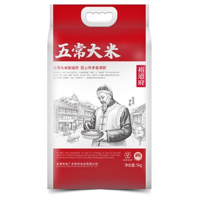 裕道府大米 东北核心产区大米 匠心系列 五常大米5kg