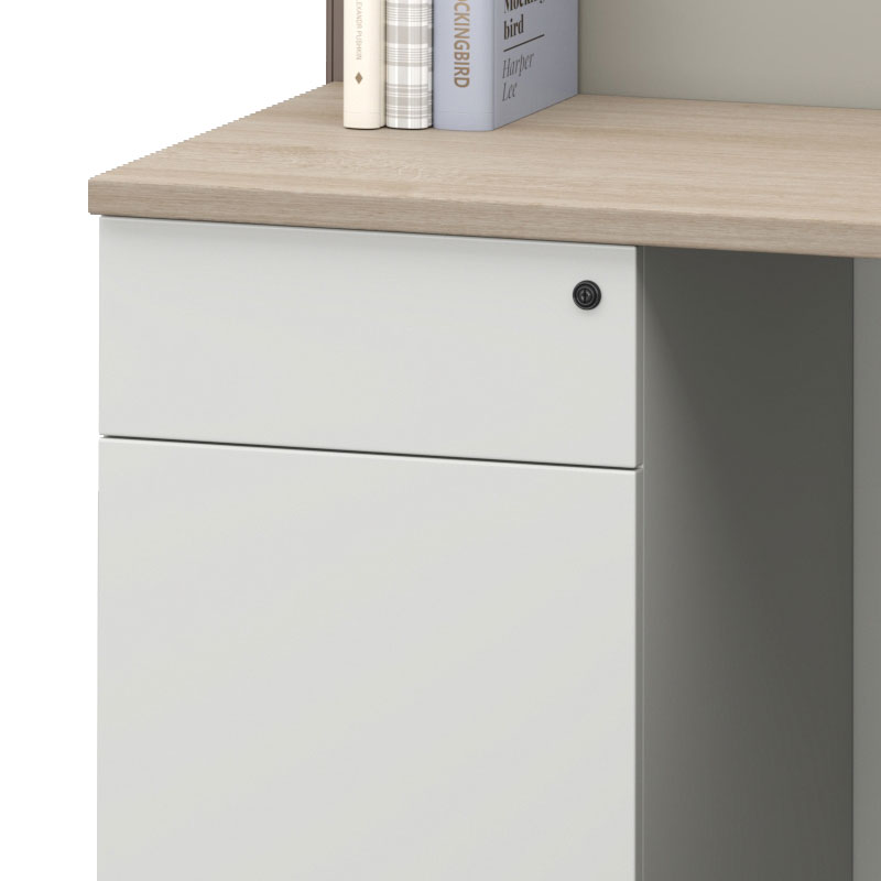 臻远ZYGW-049屏风工作卡位职员桌办公桌 L型单人位高清大图