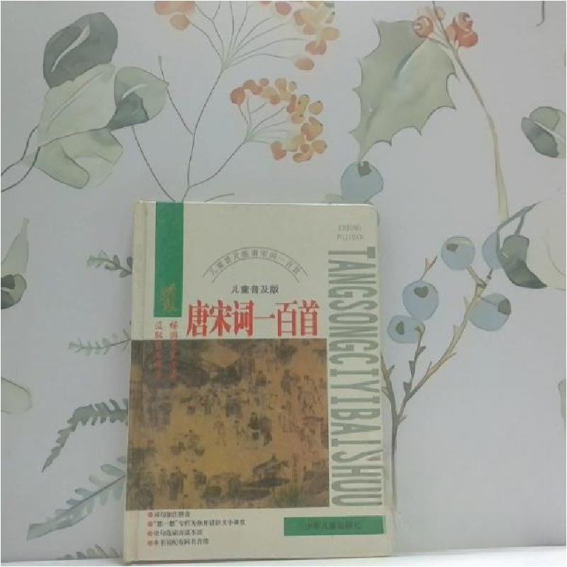 正版新书]唐宋词一百首郑谊 编文;杨木9787532440658高清大图