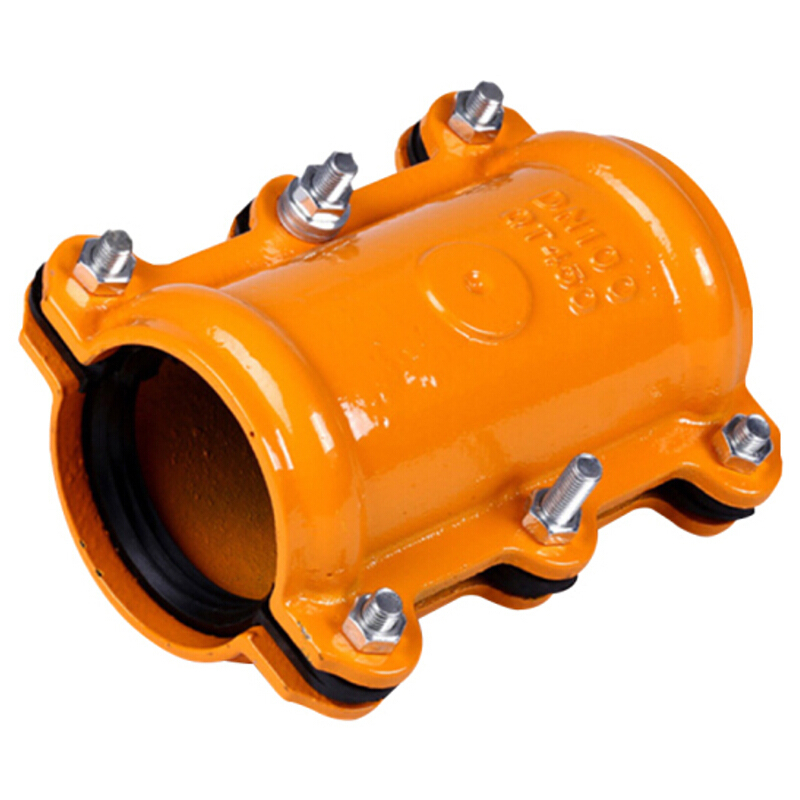 海斯迪克 gnjz-2036 耐腐蚀耐高温直管哈夫节抢修接堵漏器 球墨铸铁管道抢修器 DN200×205mm