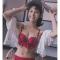 波迷娜（BOMINA)鼠年红色结婚新娘本命年内衣套装女无钢圈聚拢调整型小胸平胸文胸