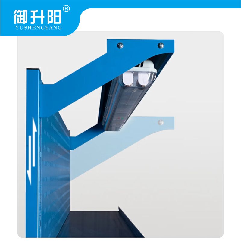 御升阳 重型钳工台/维修工作台 L型2100*750*800mm 台高清大图