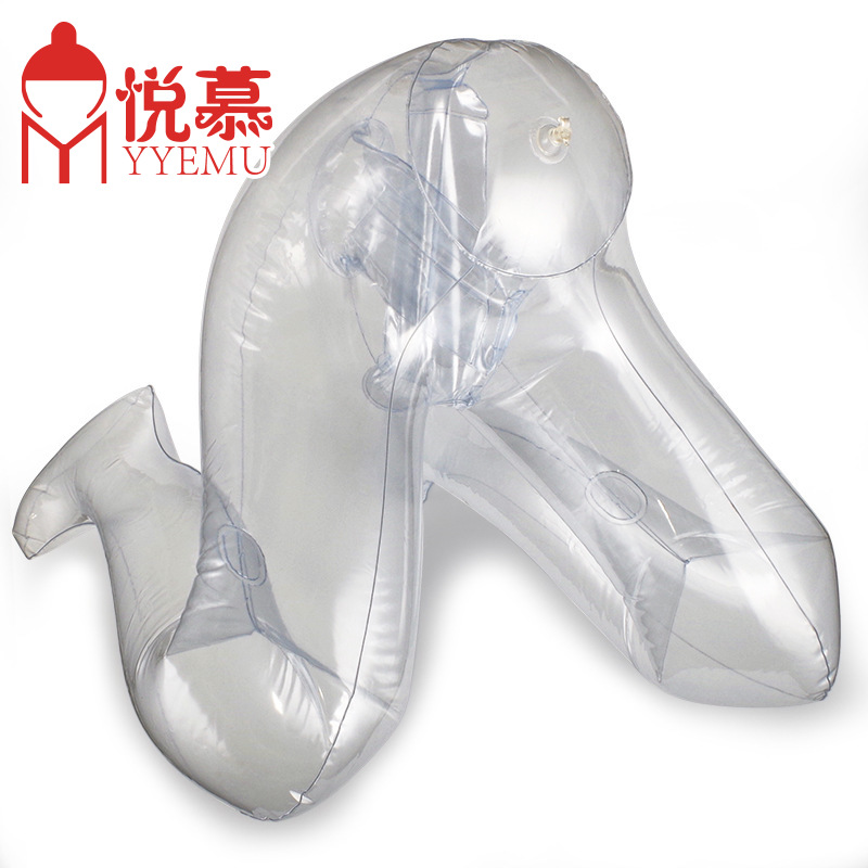 吉祥小炮新款透明充气娃娃男用名器m腿飞机杯炮架成人性用品冲气仿真