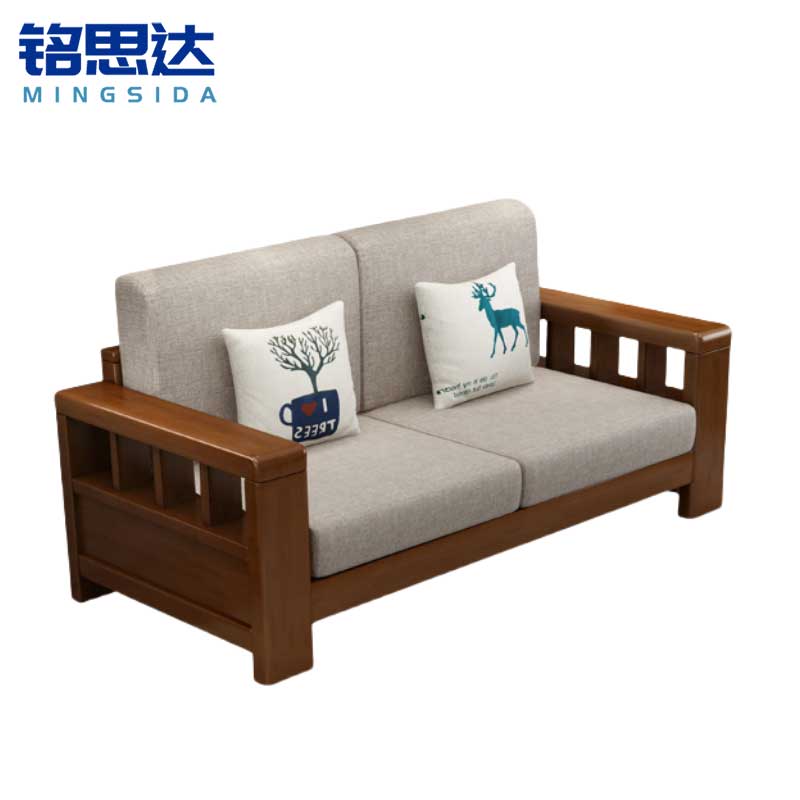铭 思达实木沙发高清大图