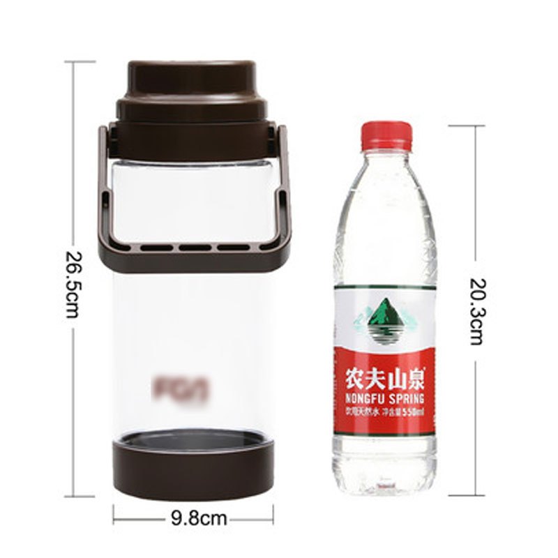 趣涉家居 大容量塑料水杯子大号水瓶运动水壶户外便携太空杯家居器皿生活日用水具杯具