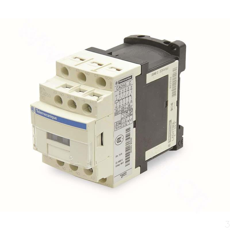 施耐德 Schneider Electric CAD50MDC TeSys D系列控制继电器，DC220V