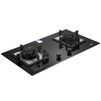 澳柯玛(AUCMA)台嵌两用燃气灶3T610B 黑晶钢化玻璃煤气灶 天然气