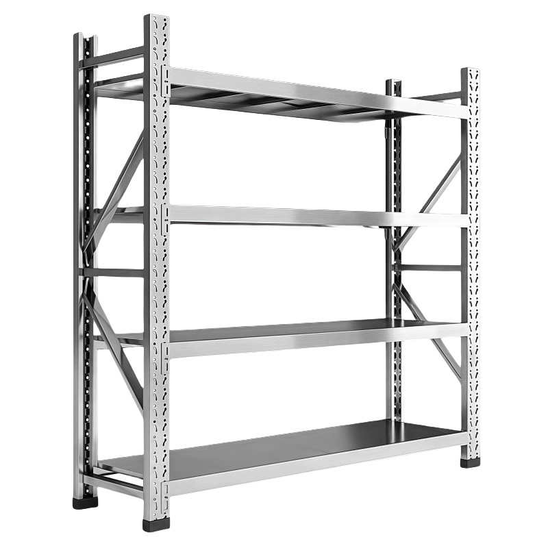 怡卓欧不锈钢货架四层高清大图