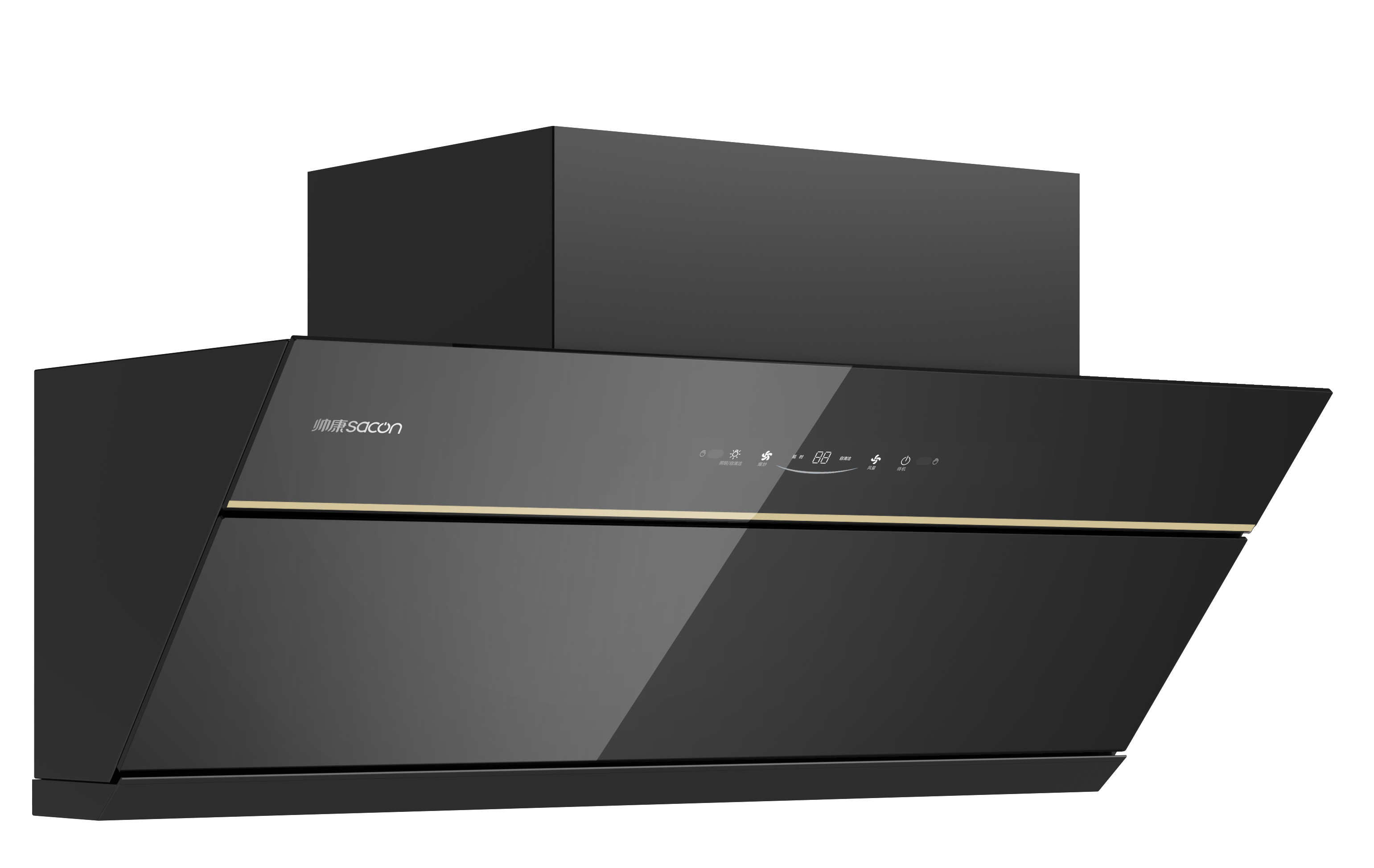 帅康CXW-298-C725侧吸油烟机一级能效 27m³大吸力 挥手感应 钢化玻璃面板高清大图