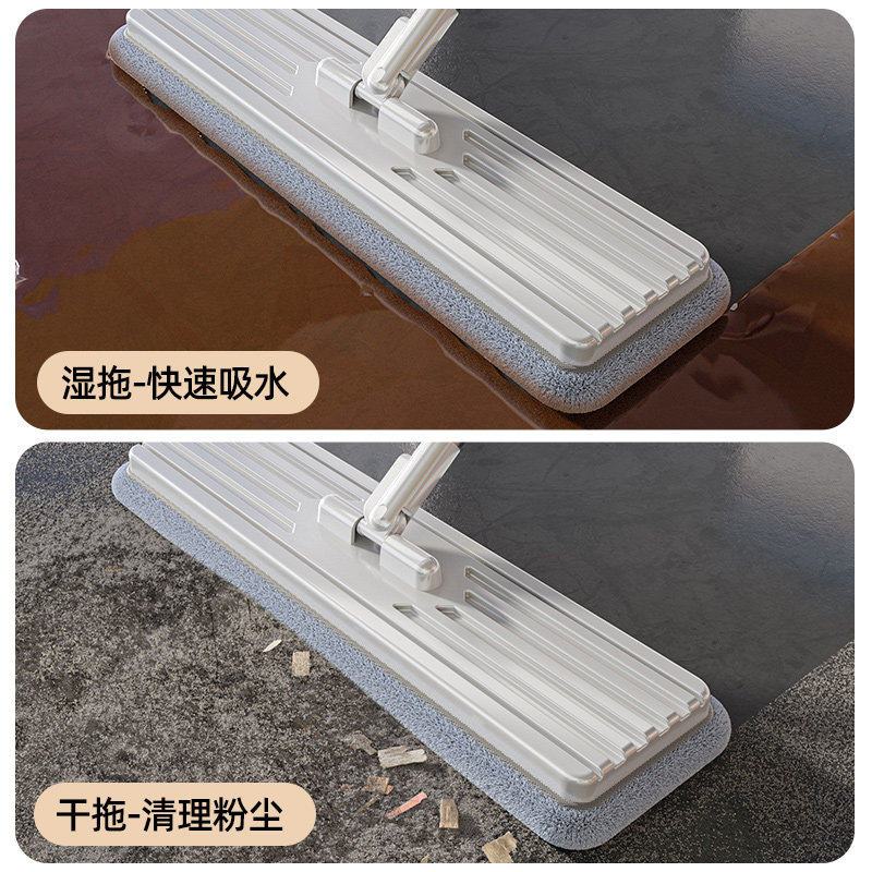 2026新款免手洗平板拖把家用免洗一拖懒人净干湿两用神器墩布1487高清大图