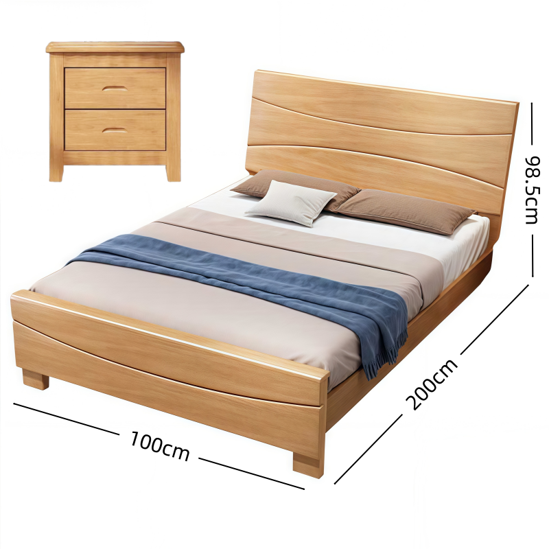 铭思沃床含床头柜高清大图