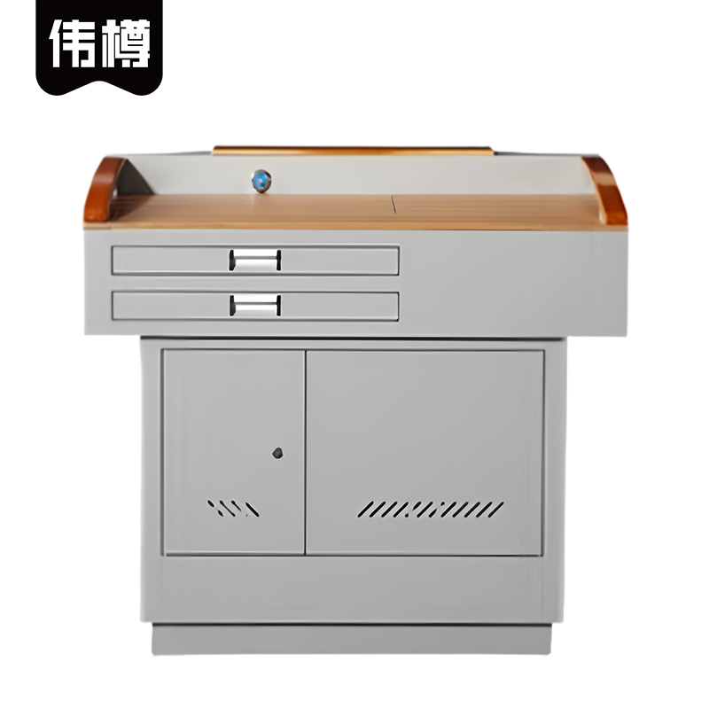 伟樽钢制讲台114*82*100cm张