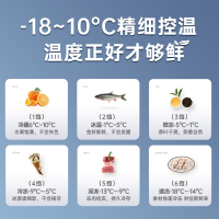 白雪(Baixue)438升冰柜 超大容量平面玻璃门冷柜 卧式宽体海鲜冷柜 冷冻冷藏转换柜单温冰柜 SD/C-438FA